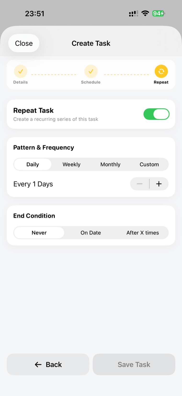 Kahya create-task editor